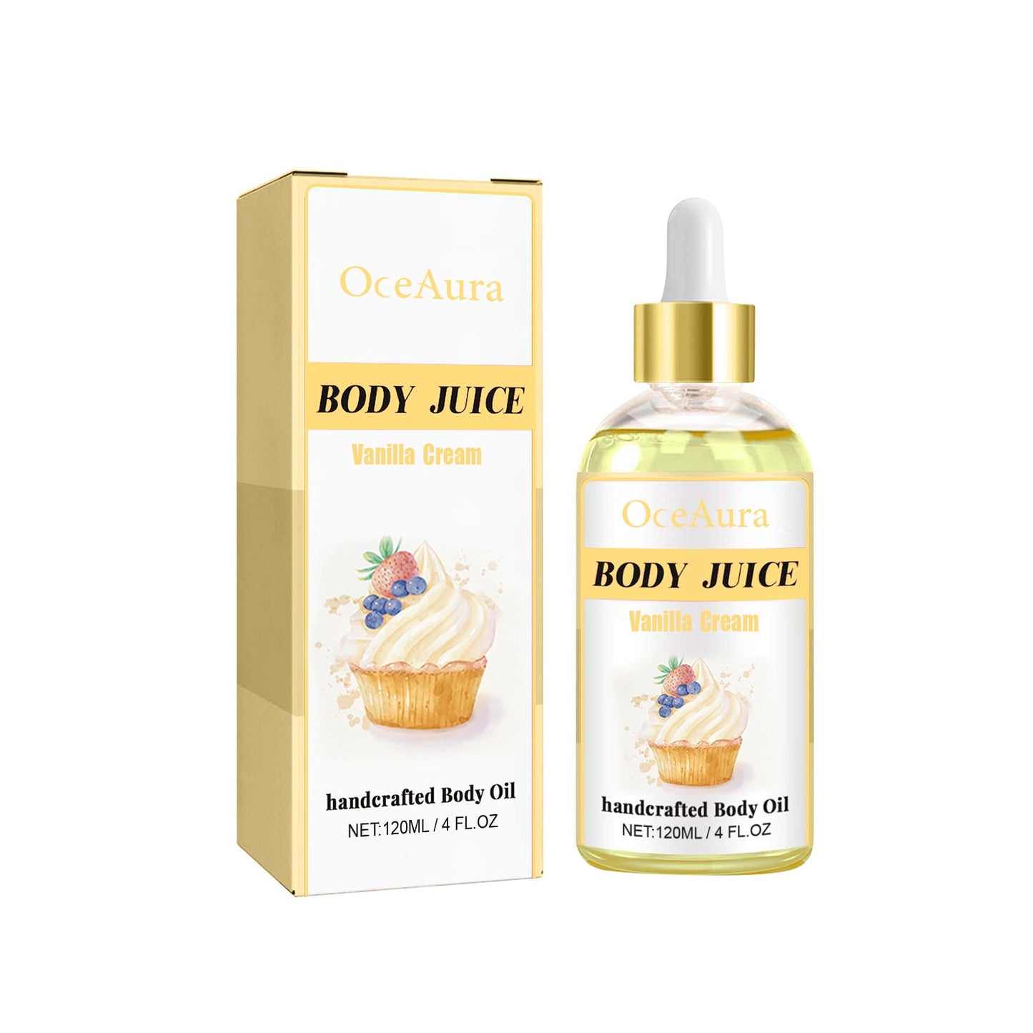 Handcrafted Body Oil, Slimming Massage Moisturizing And Firming Skin Body Care Essential Oil