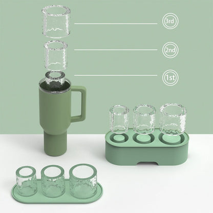 Stanley Large Capacity Ice Grid Ice Making Mold Creative with Box Easy Release Silicone Ice Grid