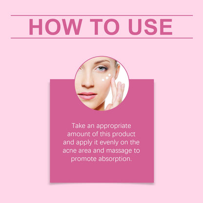 Facial Acne Cream, Repair Facial Acne, Close The Mouth To Nourish Skin Tender And Smooth Skin Care Cream