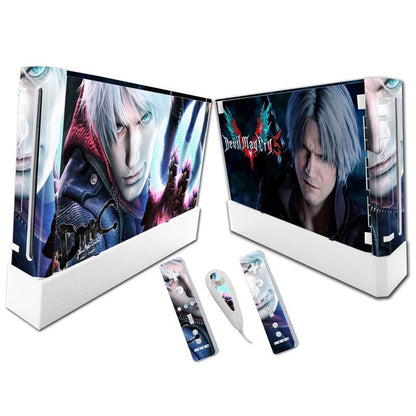 Suitable for WII stickers wii console cartoon protective film Spider-Man Fortress Night multiple styles without leaving glue