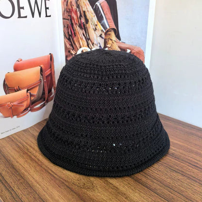 Women's Korean-style Sun Hat Knitted Hollow-out