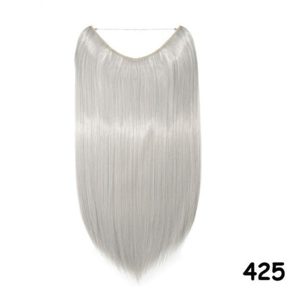 S-noilite 20" Invisible Wire Hair Extensions