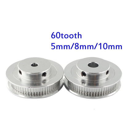 1Pcs GT2 Pulley 30 36 40 60 Tooth 60T 5mm Bore GT2 Timing Pulley for Reprap 3D Printer Parts gt2 pulley 60 teeth