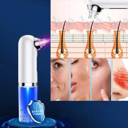 Small Bubble Beauty Instrument Household Pore Cleaning Oxygen Injection Instrument Electric Blackhead Suction Instrument