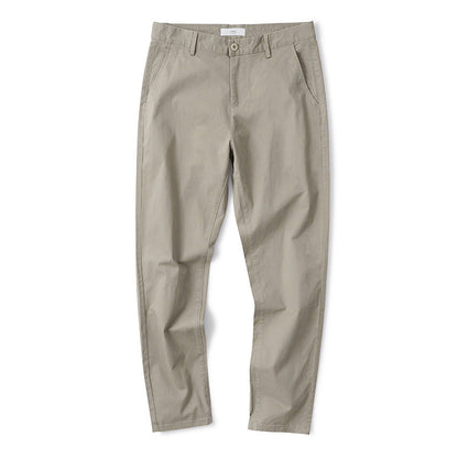 Men's Pure Cotton Casual Loose Straight Pants Summer