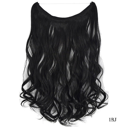 22 Inch Invisible Wire Hair Extensions Synthetic