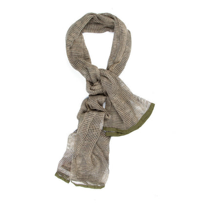 Men's Long Camouflage Outdoor Breathable Scarf