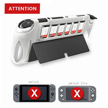Suitable for Switch OLED new TPU protective case with card box storage NS host protective cover dual card slot