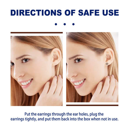 Magnetic Earrings, No Piercing Earrings Clear Jawline Lines To Create A Beautiful Figure
