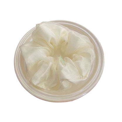 Women's Solid Color Organza Double-layer Hair Ring