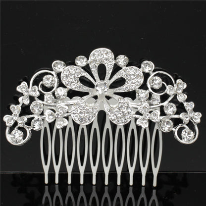 Wedding Dress Accessories Bridal Accessories Wedding Bridal Accessories Alloy Rhinestone Hair Combs Bridal Tiara