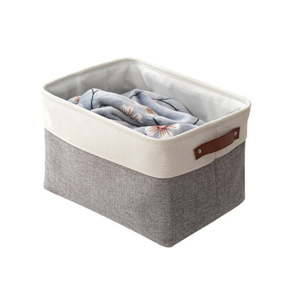Thickened foldable portable clothing storage basket books snacks toys cosmetics storage box