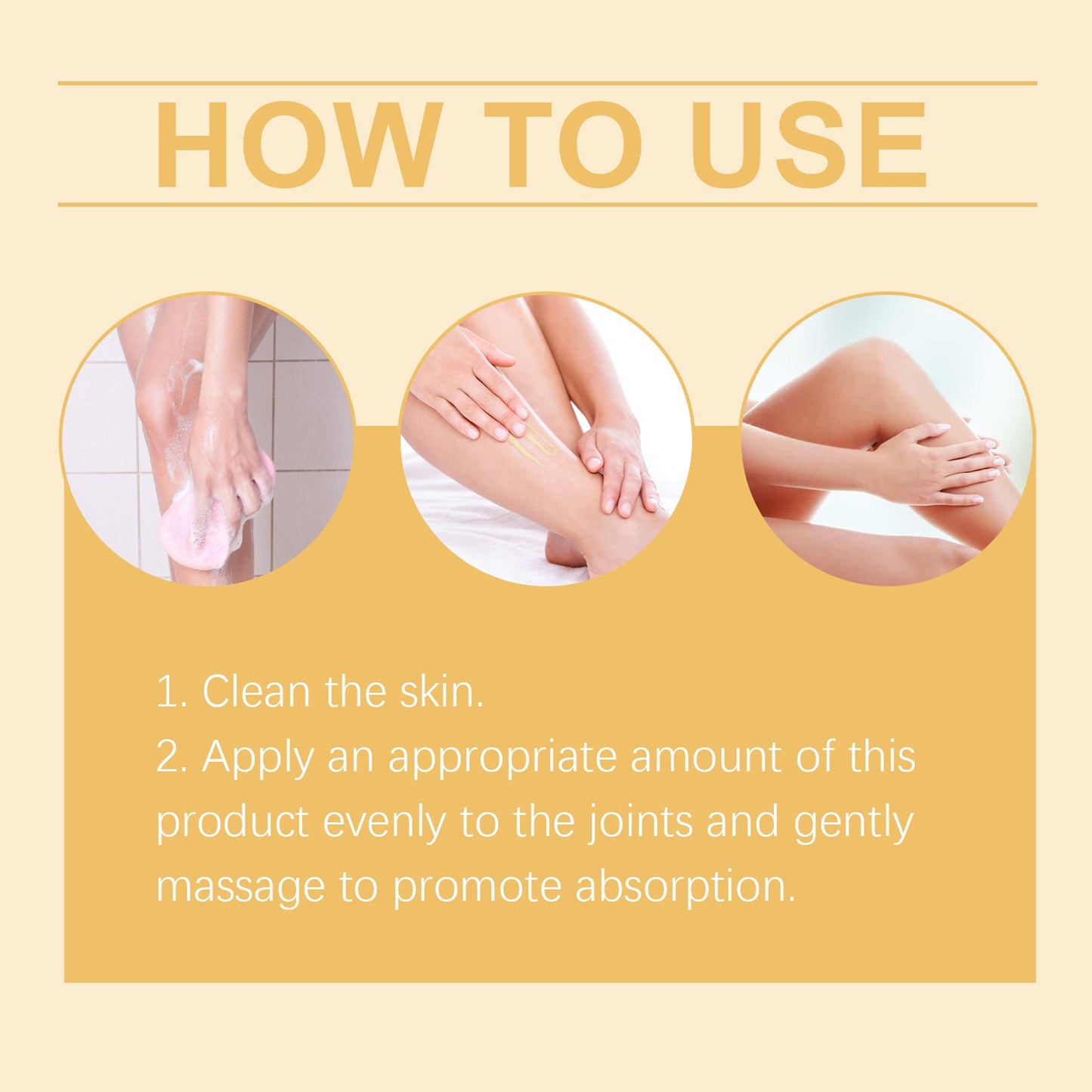 Bee Venom Joint Care Cream Gently Soothes Joints, Bones And Muscles With Daily Massage Treatment