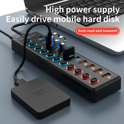 3.1 Gen2 HUB3.0 Hub Laptop Distribution Device Mobile Expansion Device Hub Expansion Dock 11 in One