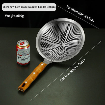 Large Stainless Steel Oil Strainer, Commercial Oil Strainer, Lo Mein Strainer, Oil Leak Strainer, Household Lo Mein Strainer