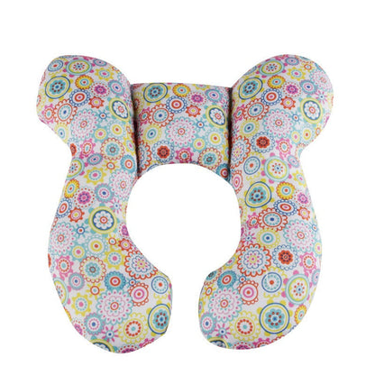 Baby head protection U-shaped pillow stroller fixed head pillow Car seat sleeping protection head and neck pillow