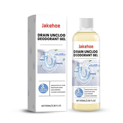 Pipe Unclog Deodorant Gel, Drain Pipe Unclog Deodorant Kitchen Toilet Pipe Cleaner
