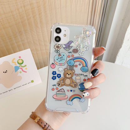Bear Chain Protective Phone Case
