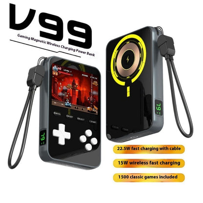 Game Machine Portable Battery For Mobile Phones 15W Magnetic Wireless Fast Charger