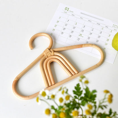 1pcs Handmade Vine Clothes Hanger Indonesian Vine Weaving Moon Sun Rainbow Style Children's Room Photography Room Decoration