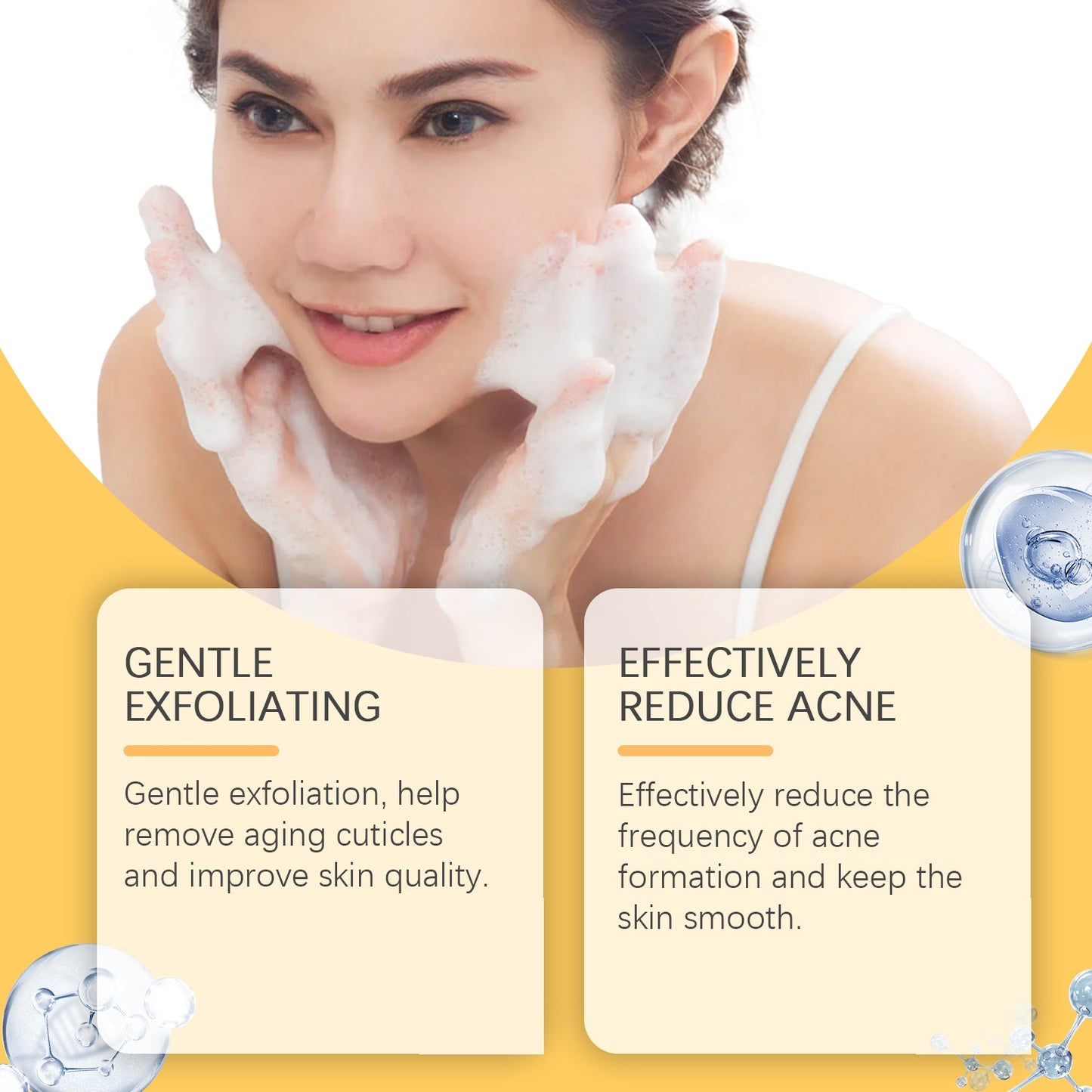 Cleansing Soap, Moisturizing, Gentle, Clean, Soft, Moisturizing, Refreshing, Oil-Control Hand-Made Cleansing Soap