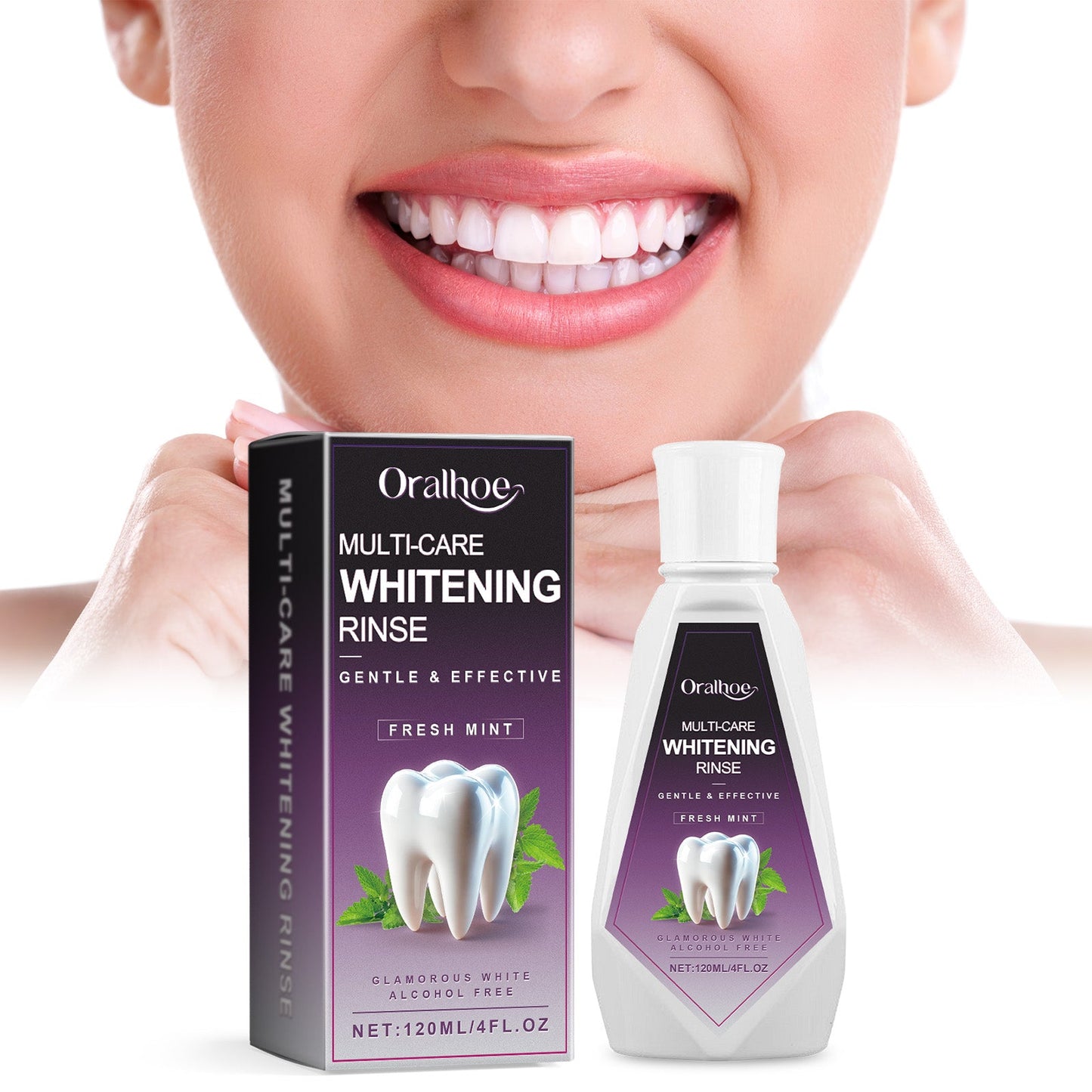 Mouthwash, Refreshing, Deodorizing, Cleaning Stains And Grime Gently Caring For Teeth Daily Care