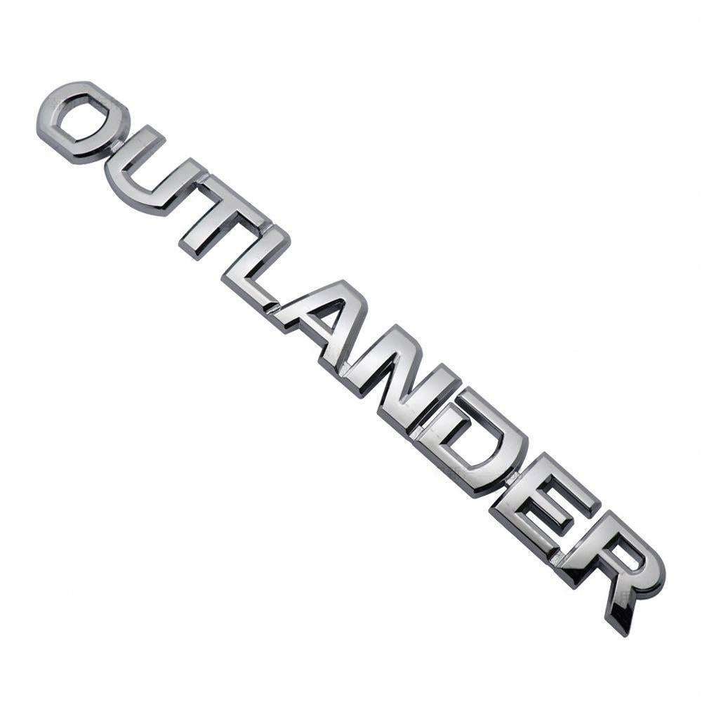 Suitable for Mitsubishi Outlander car labeling, OUTLANDER integrated English label, tail label, and back label