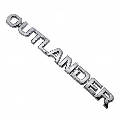 Suitable for Mitsubishi Outlander car labeling, OUTLANDER integrated English label, tail label, and back label