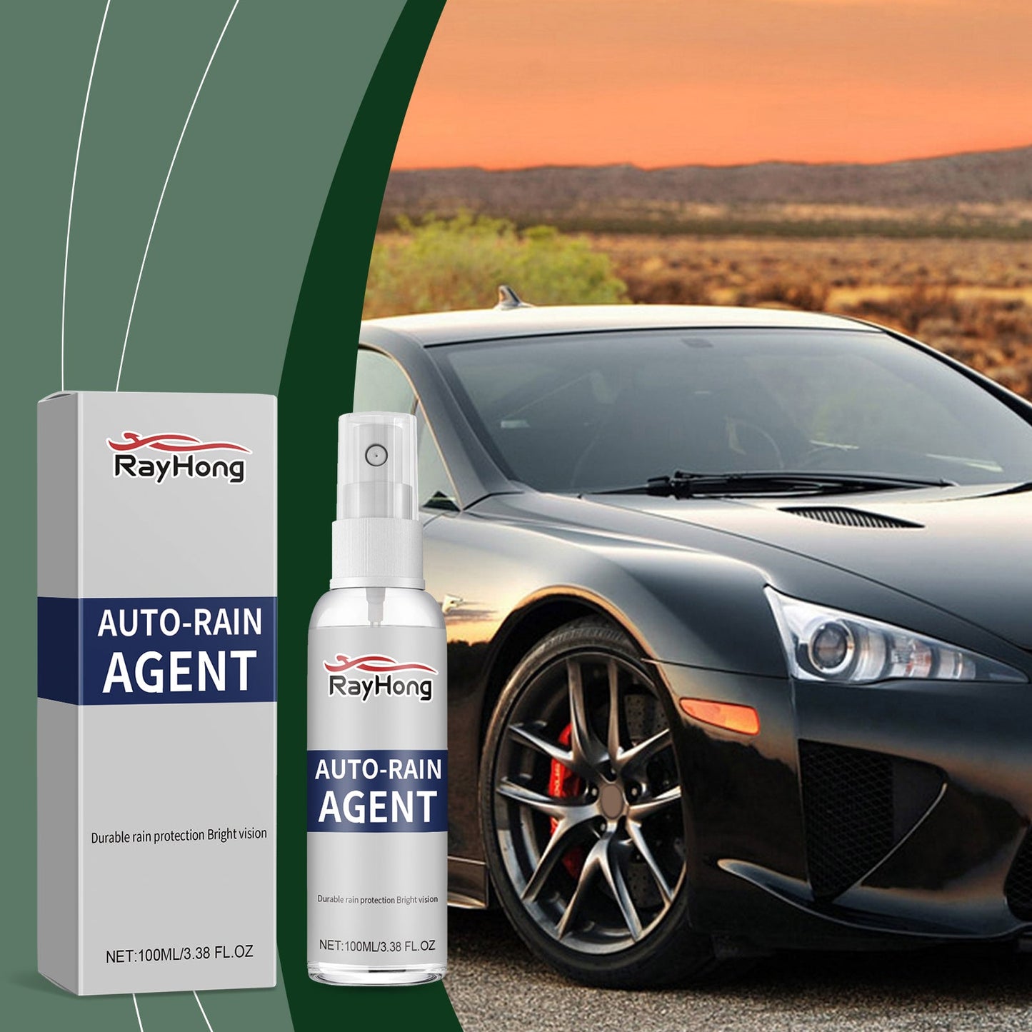 Automobile Glass Waterproof Coating Agent, Automobile Glass Moisture And Rain Protection Agent Automobile Glass Coating Spray