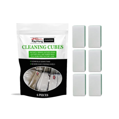 Car Leather Cleaning Sponge, Leather With A Special Sponge To Clean And Repair Leather Luster