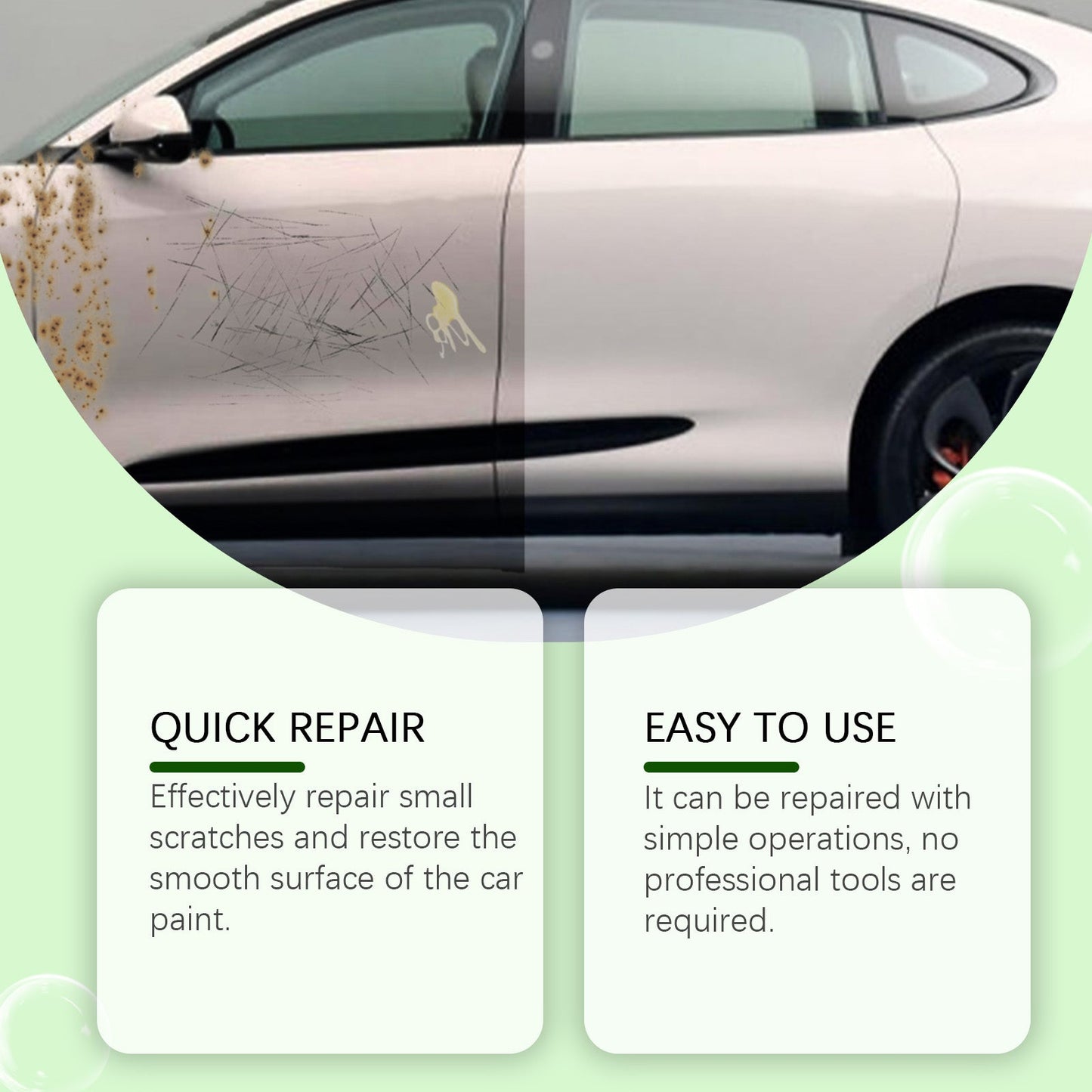 Car Scratch Repair Lotion, Car Paint Scratches Scratch Removal Repair Restore Car Surface Color