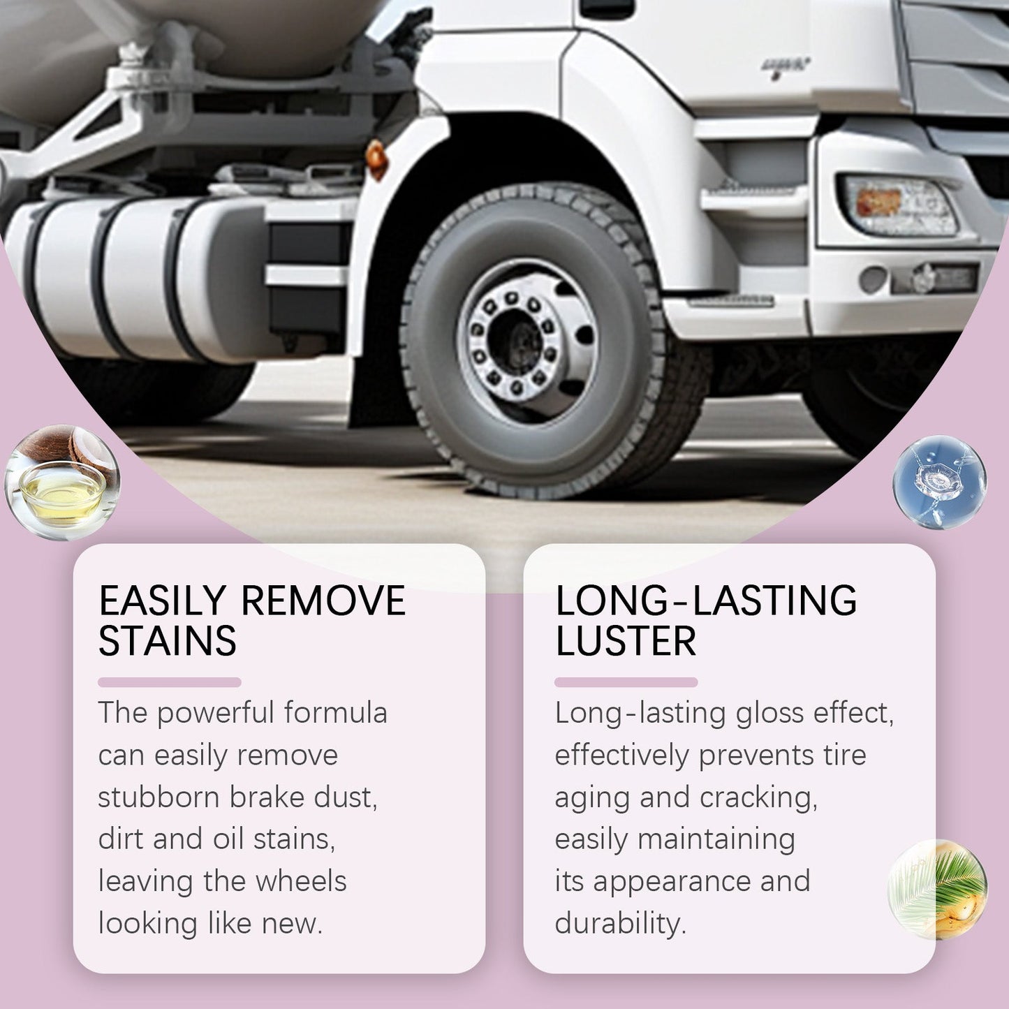 Heavy Duty Wheel Cleaner Heavy Duty Wheel Hub Cleaner For Stain Maintenance Refurbishment Cleaner