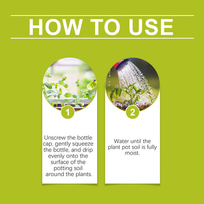 Moonspry Indoor And Outdoor Plant Nutrient Solution Green Leaf Lawn Flower Pot Fertilizer Hair Root Growth Nutrient Solution