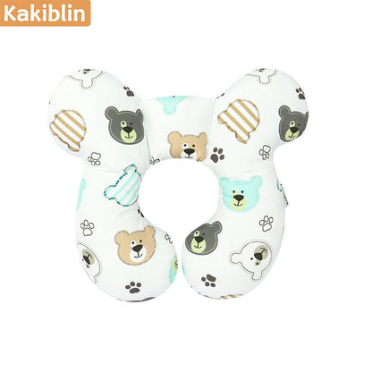Baby head protection U-shaped pillow stroller fixed head pillow Car seat sleeping protection head and neck pillow