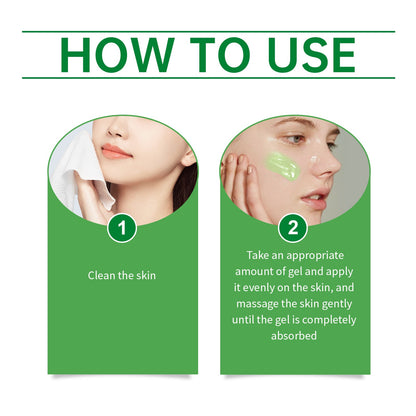 Aloe Vera Nourishing And Moisturizing Gel Gently Hydrates And Refreshes Skin Moisturizing And Cooling Care Gel