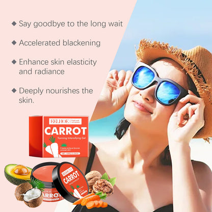Carrot Black Gel Equalizes Skin Tone And Creates A Healthy Cream For Wheat Skin