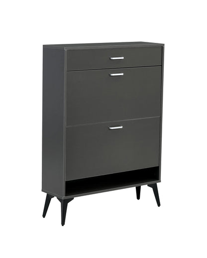 Shoe Cabinet , Shoe storage shelves, Grey
