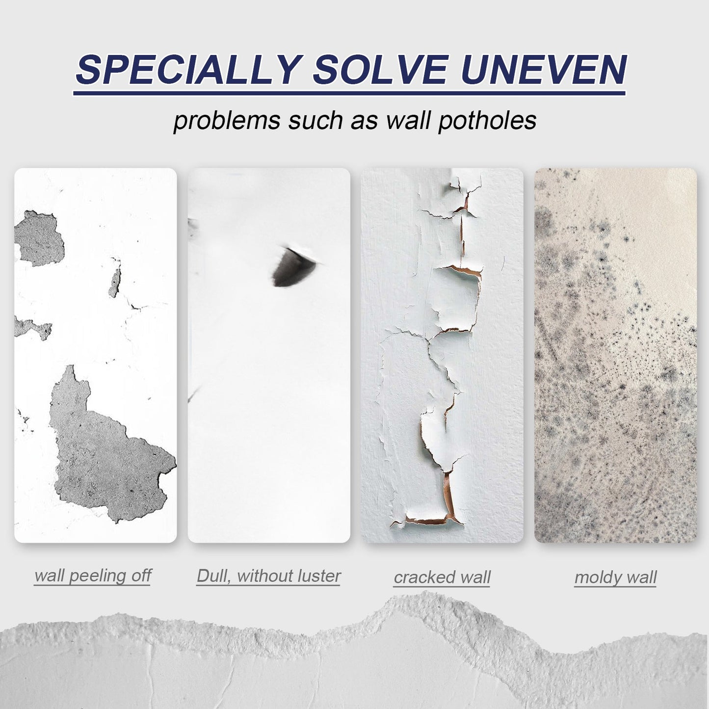 White Wall Repair Paste, Wall Maintenance Renovation Cover Repair Household Wall Repair Paste
