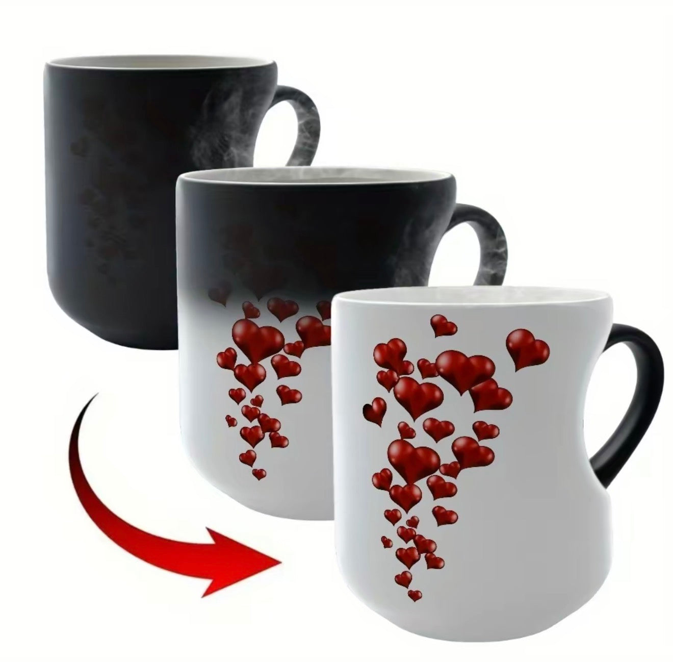 LoveReveal Color-Change Heart Mug