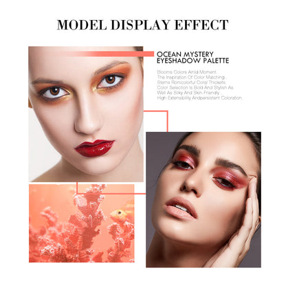 Beauty 18 Color Eye Shadow Plate Pearl Glitter Powder High Gloss Matte Multi Color Eye Shadow Plate Color Makeup