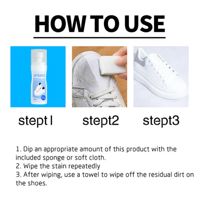 Small White Shoe Cleaner, Portable No-wash Small White Shoes Decontamination And Whitening Cleaner