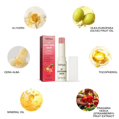 EelHope Lip Lightening Balm, It Moisturizes Fade Lip Lines To Prevent Weather-Shack Dead Skin Moisturizing Lip Care