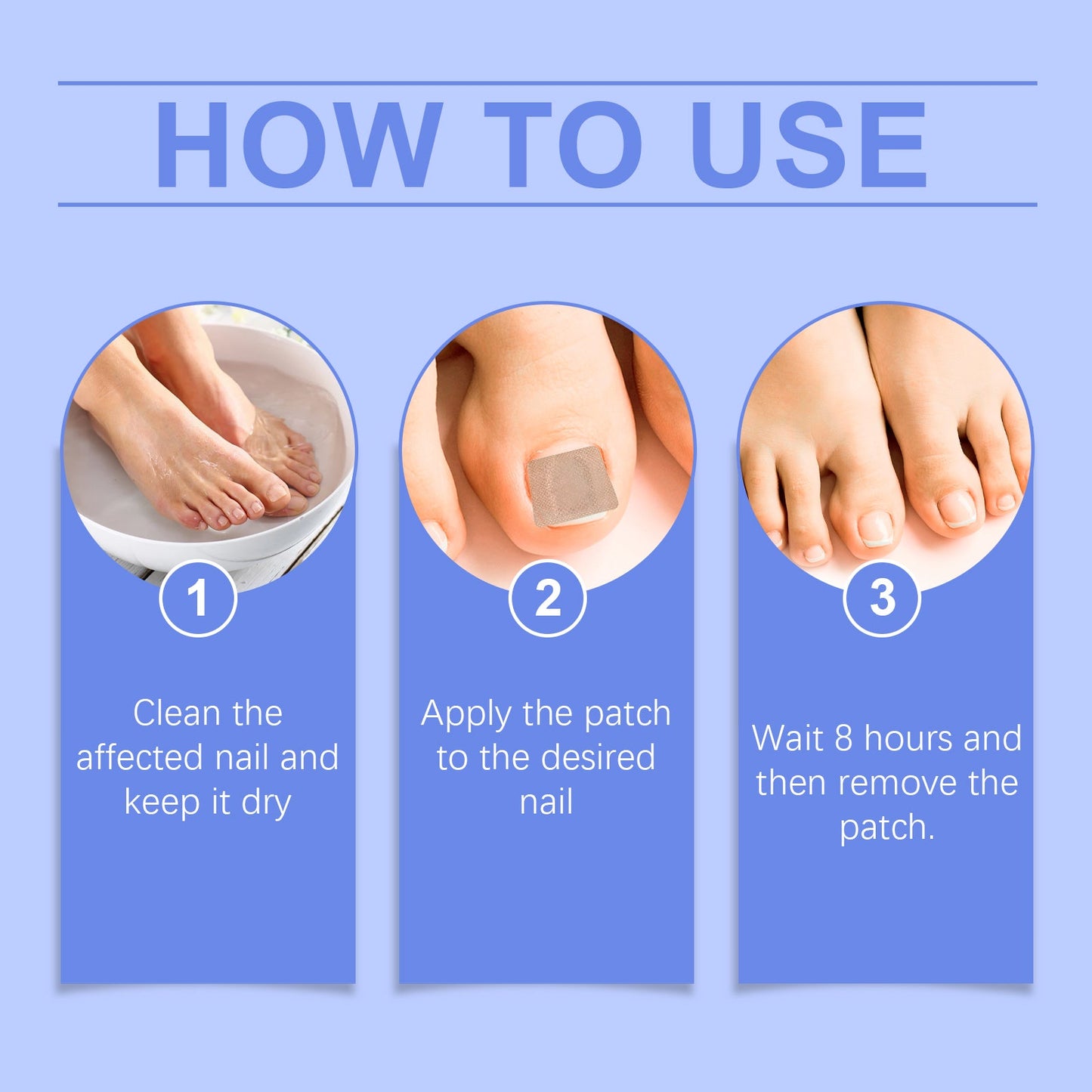 Nail Care Patches Gently Repair Nails For Easy Daily Cleaning With Simple Care Patches
