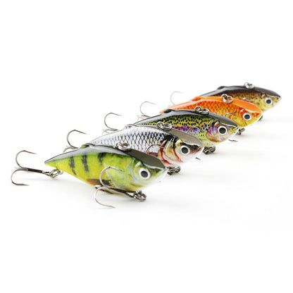 Mmlong 2.5/8.6g Vib Crankbait Lifelike Fishing Lure  Slow Sinking Hard Fish Wobbler Pes