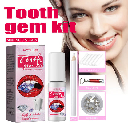 Tooth Gem Kit, Accessories Easy To Remove And Install Crystal Dental Drill Tooth Embellish Glitter Stick