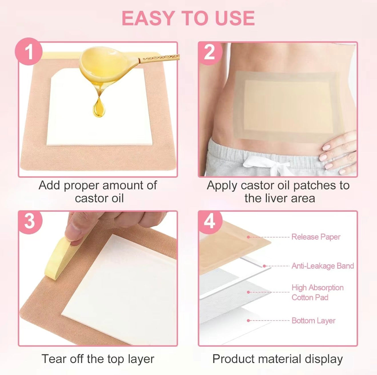 CastorWrap Organic Oil Pack