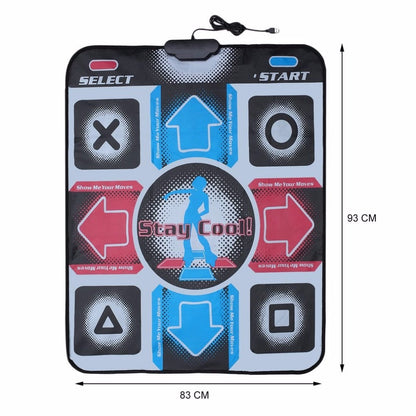 Dance Mat Dancing Step Dancing Mat Dance Pad Dancer Blanket Equipment Revolution HD Non-Slip Foot Print Mat to PC with USB