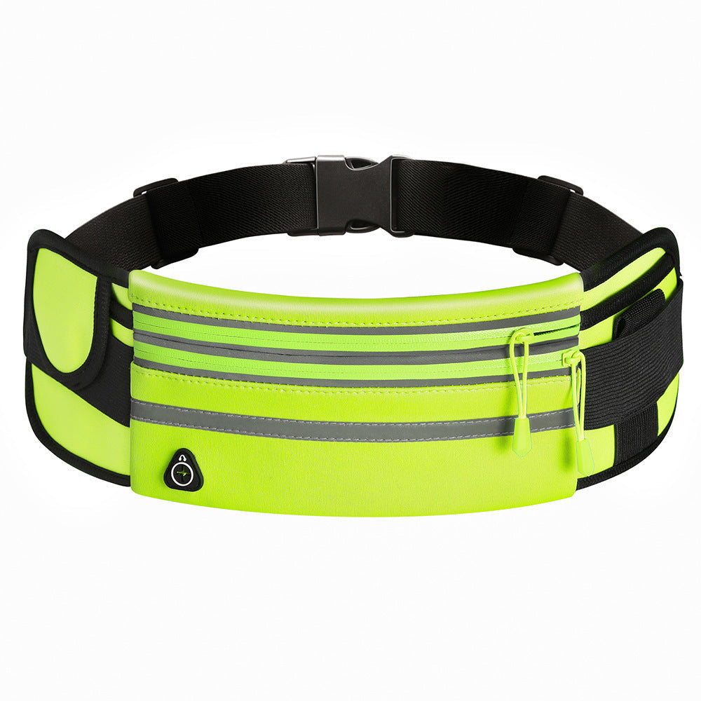 Waterproof Double Zippers Waist Bag