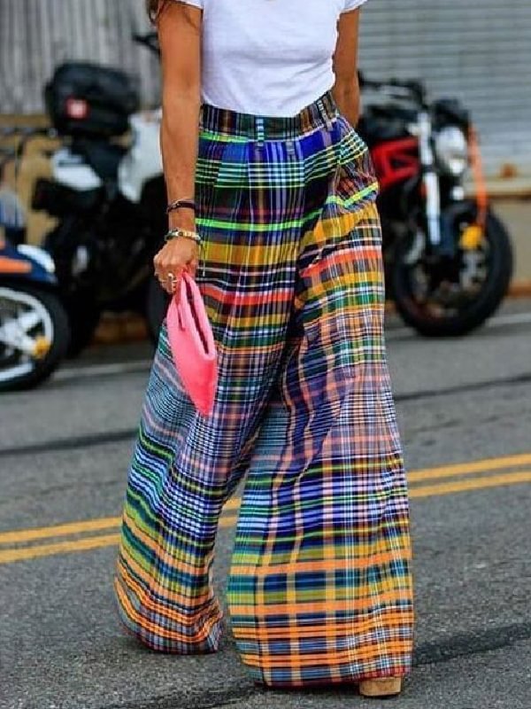 Ladies New Fashion Loose Street Trendy Straight Casual Pants