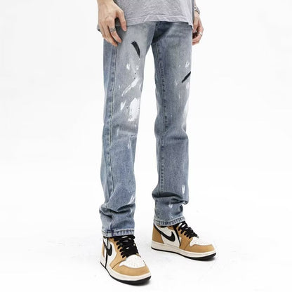 American Personality Hip Hop Zipper Jeans